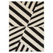 Optika Black Ivory Geometric - T9037 - 5' x 8'
