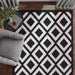 Optika Black Ivory Geometric - T9038 - 8' x 11'