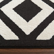 Optika Black Ivory Geometric - T9038 - 5' x 8'