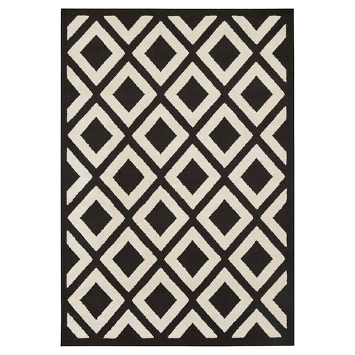 Optika Black Ivory Geometric - T9038 - 5' x 8'