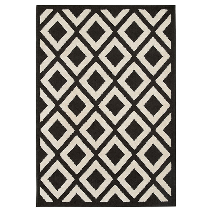 Optika Black Ivory Geometric - T9038 - 10' x 13'