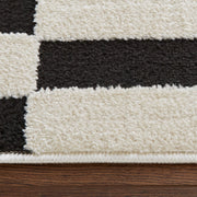 Optika Black Ivory Geometric - T9039 - 5' x 8'
