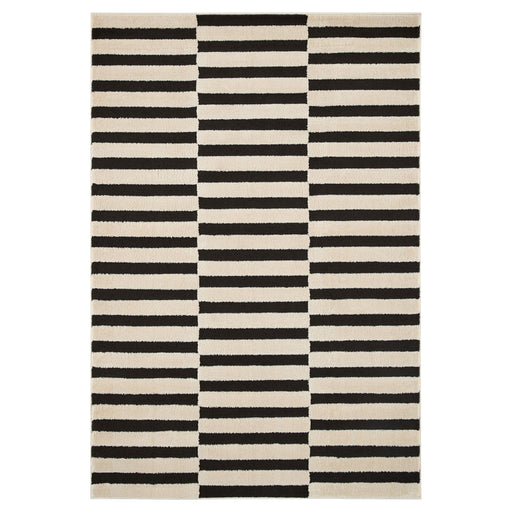 Optika Black Ivory Geometric - T9039 - 5' x 8'