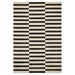 Optika Black Ivory Geometric - T9039 - 5' x 8'