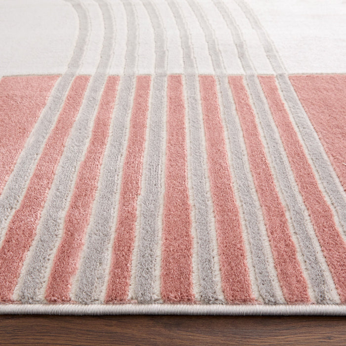 Betsi Pink Geometric - U5002 - 8' x 11'