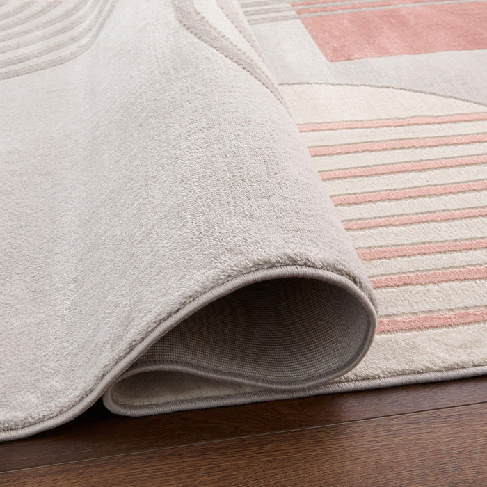 Betsi Pink Geometric - U5002 - 10' x 13'