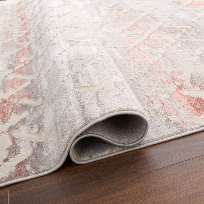 Betsi Pink Geometric - U5003 - 5' x 8'