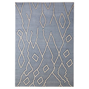 Eclectic Luxe Blue Geometric - U5005 - 5' x 8'