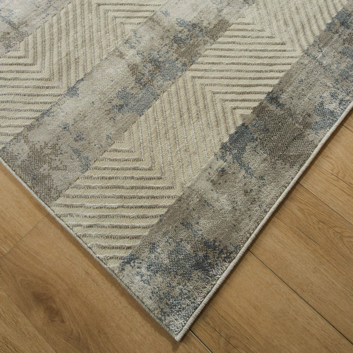 Betsi Gray Stripe - U5006 - 5' x 8'