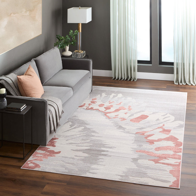 Betsi Pink Painterly - U5007 - 5' x 8'