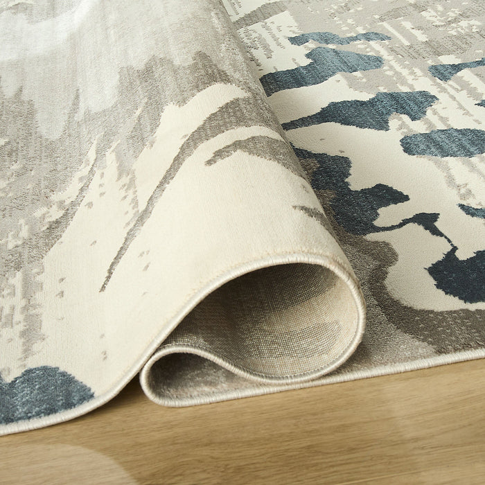 Betsi Blue Painterly - U5008 - 5' x 8'