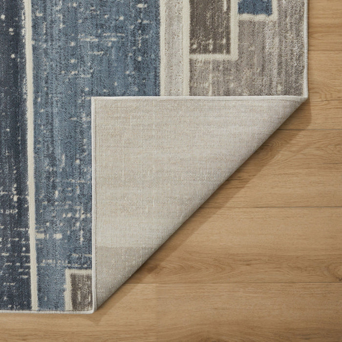 Betsi Blue Geometric - U5010 - 7' x 9'