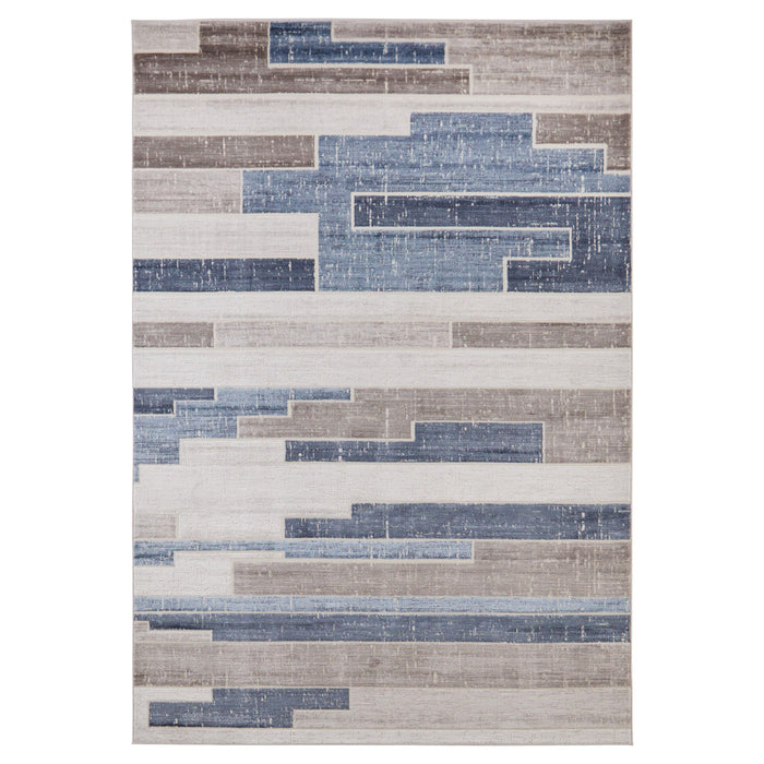 Betsi Blue Geometric - U5010 - 8' x 11'