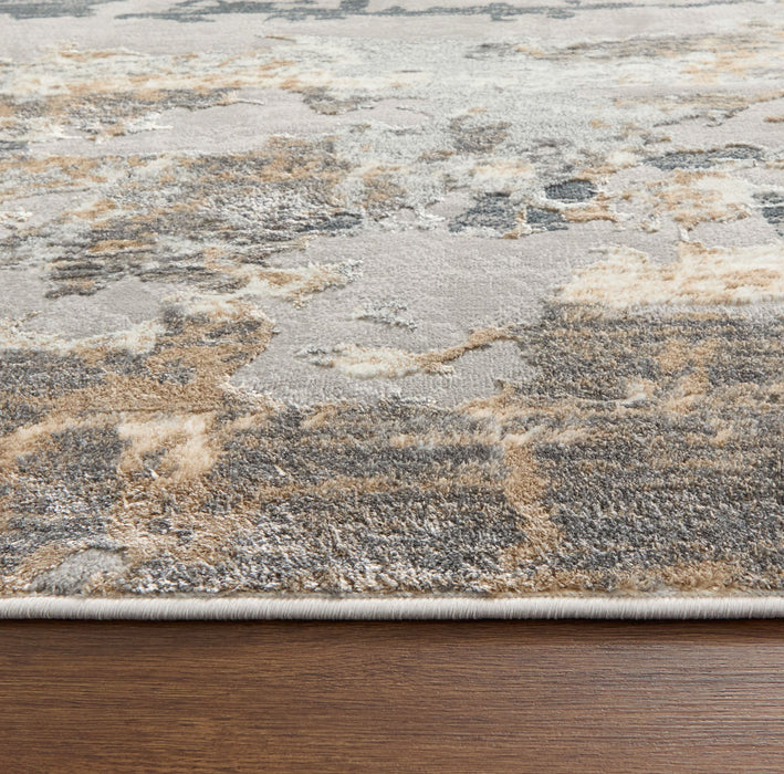 Jasmine Gray Brown Painterly - U5012 - 5' x 8'