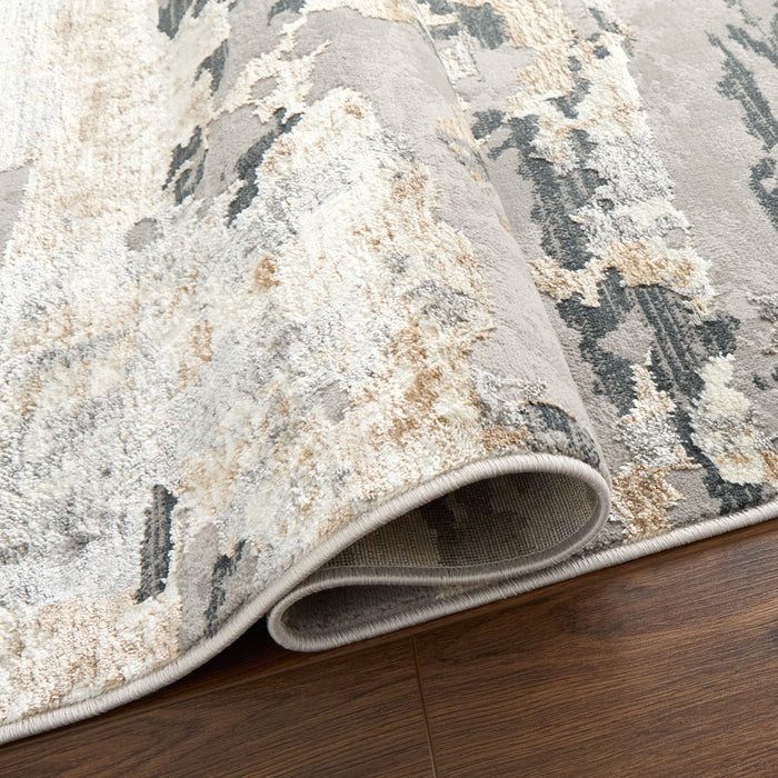 Jasmine Gray Brown Painterly - U5012 - 7' x 9'
