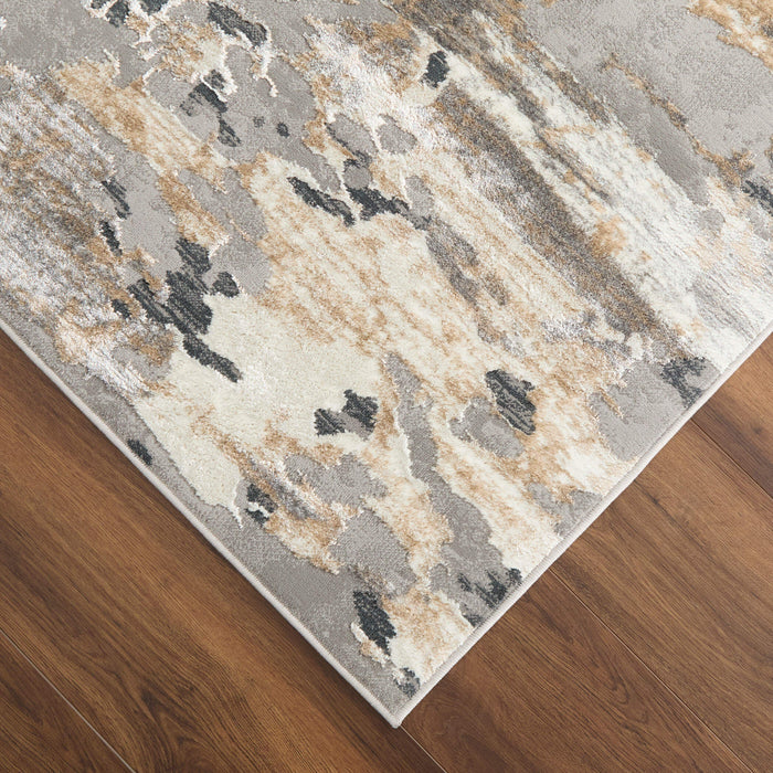 Jasmine Gray Brown Painterly - U5012 - 2' x 3'