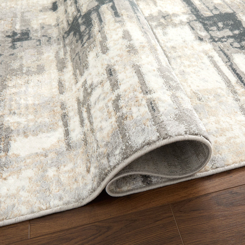 Jasmine Gray Beige Painterly - U5015 - 5' x 8'