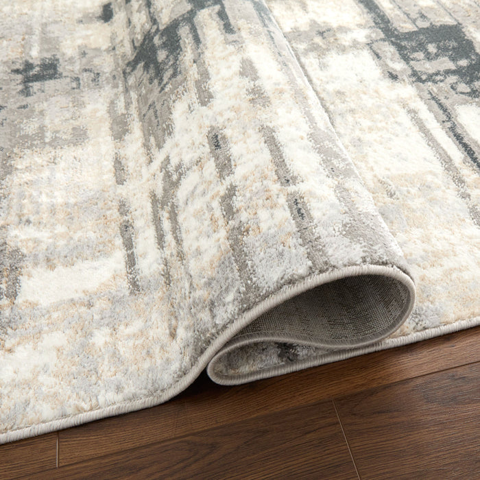 Jasmine Gray Beige Painterly - U5015 - 8' x 11'