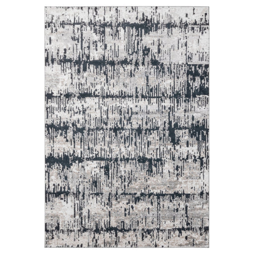 Jasmine Black Painterly - U5016 - 5' x 8'
