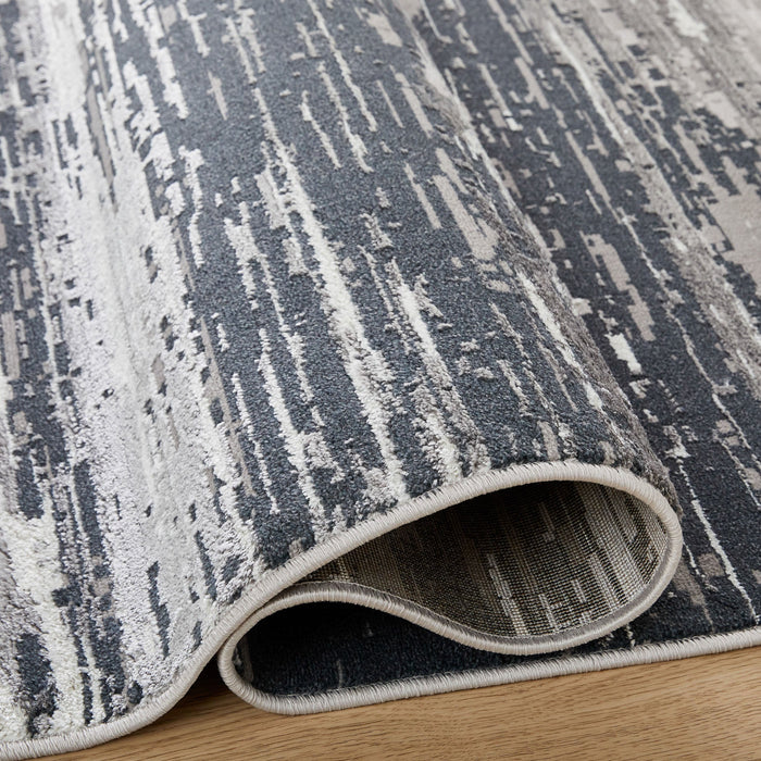 Jasmine Black Painterly - U5017 - 8' x 11'