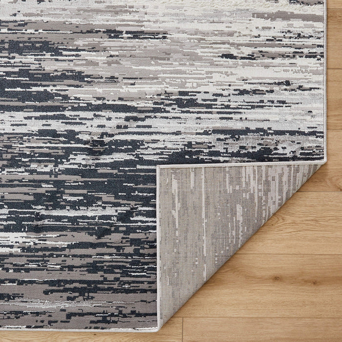 Jasmine Black Painterly - U5017 - 2' x 3'