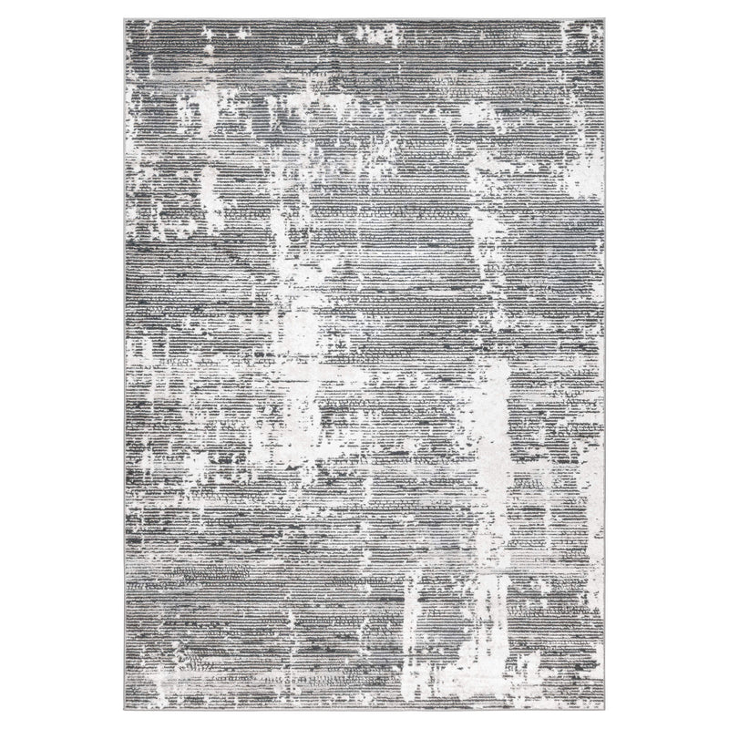 Jasmine Black Painterly - U5018 - 5' x 8'