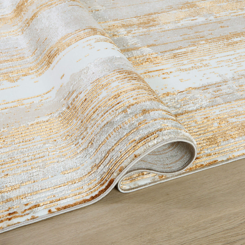 Melet Gold Linear - U5021 - 5' x 8'
