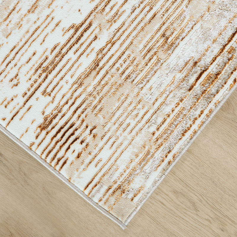 Melet Gold Linear - U5021 - 5' x 8'
