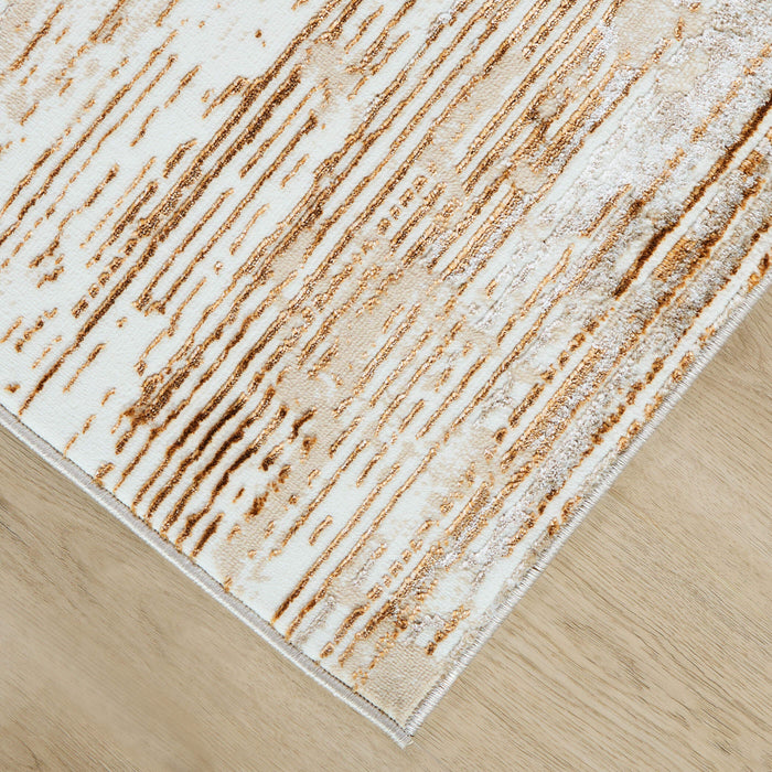 Melet Gold Linear - U5021 - 2' x 3'
