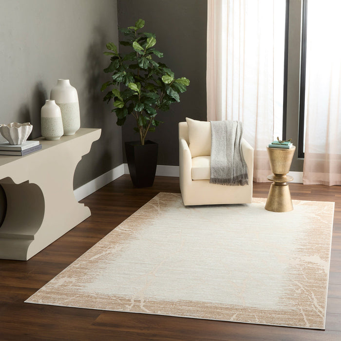 Melet Beige Marble Striations - U5022 - 8' x 11'