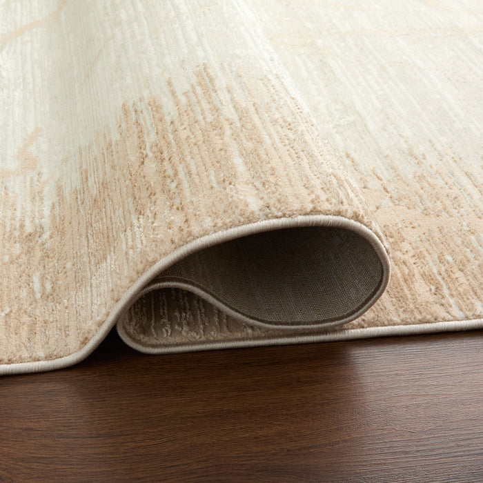 Melet Beige Marble Striations - U5022 - 7' x 9'