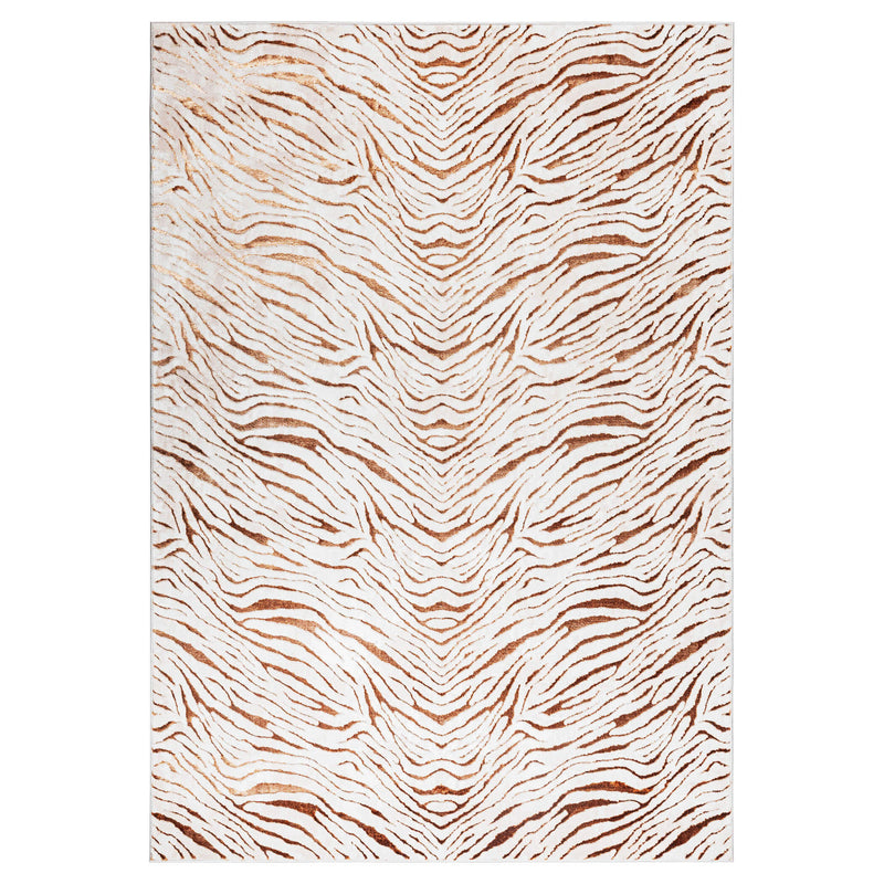 Melet Orange Marbled - U5023 - 5' x 8'