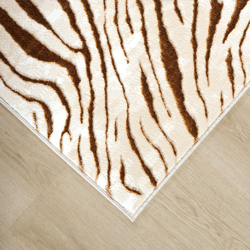 Melet Orange Marbled - U5023 - 5' x 8'