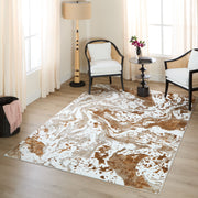 Melet Orange Marbled - U5025 - 5' x 8'