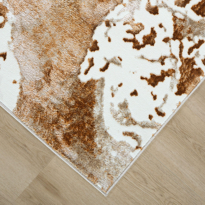 Melet Orange Marbled - U5025 - 8' x 11'