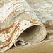 Melet Gray Orange Painterly - U5026 - 5' x 8'