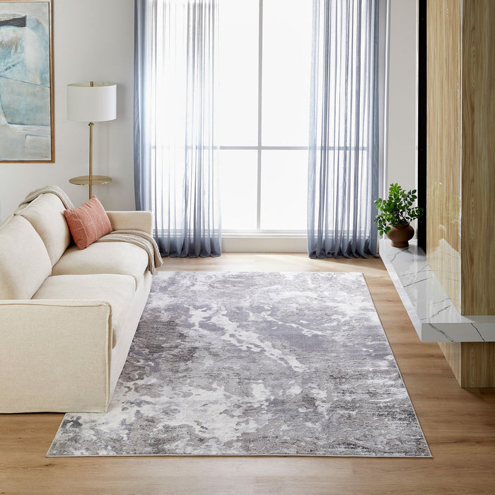 Samira Gray Marbled - U5030 - 7' x 9'