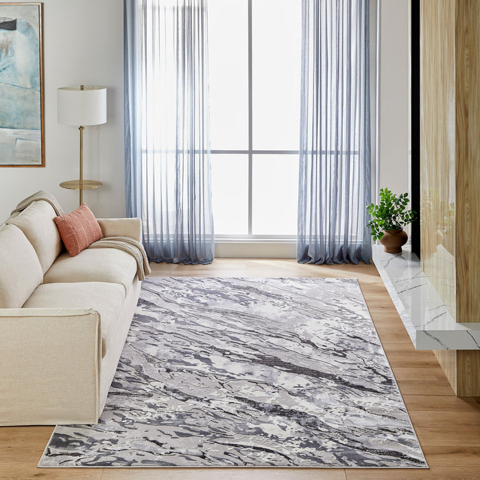Samira Gray Marbled - U5031 - 8' x 11'