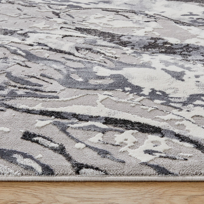 Samira Gray Marbled - U5031 - 2' x 3'
