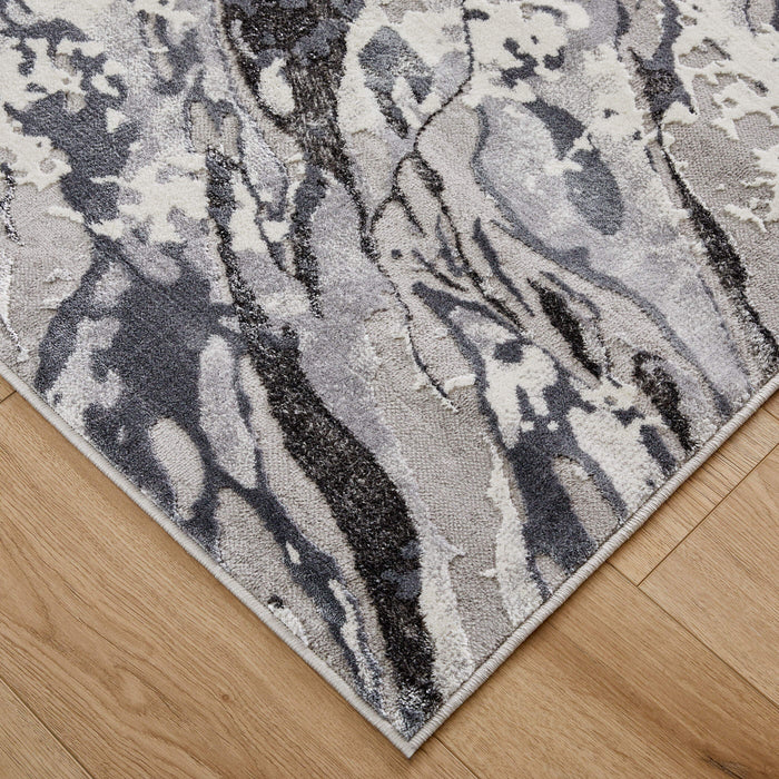 Samira Gray Marbled - U5031 - 5' x 8'