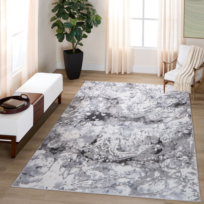 Samira Gray Marbled - U5032 - 5' x 8'