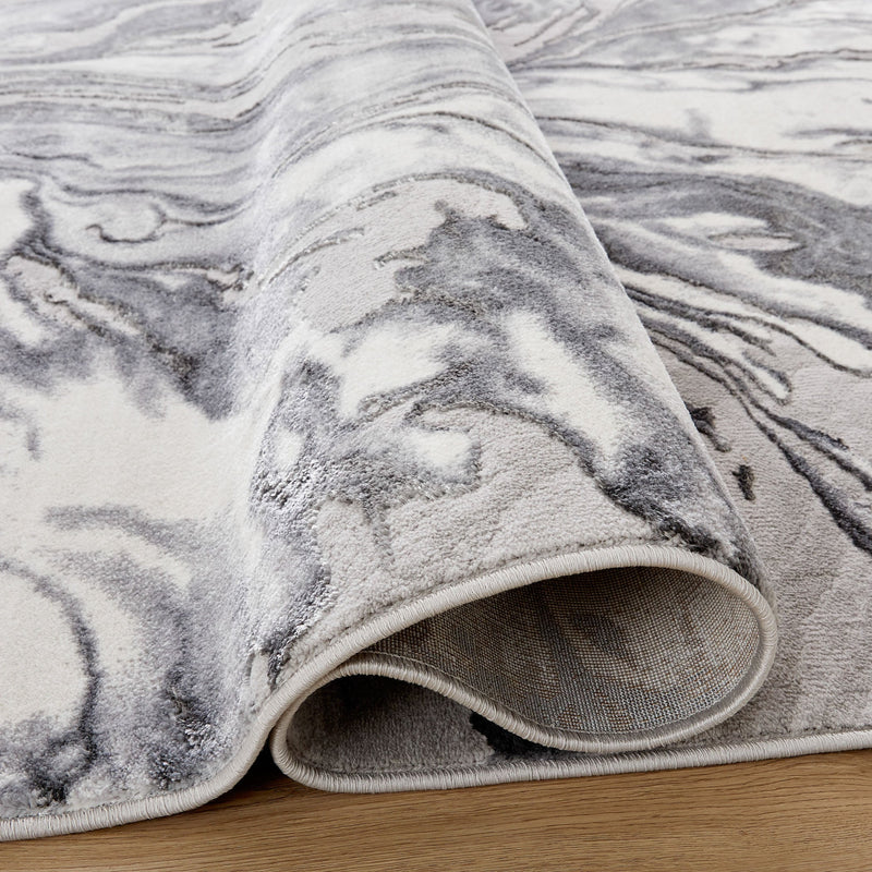 Samira Gray Marbled - U5033 - 5' x 8'