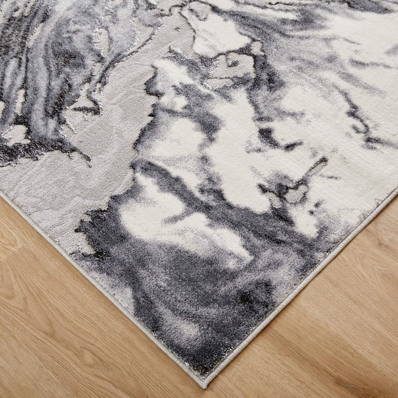 Samira Gray Marbled - U5033 - 5' x 8'