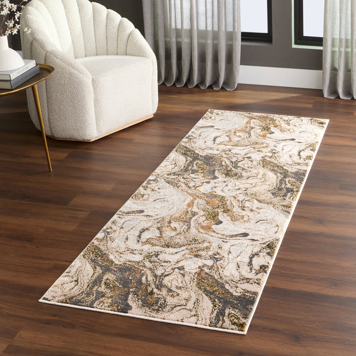Artema Brown Marbled - U6001 - 3' x 8' Runner