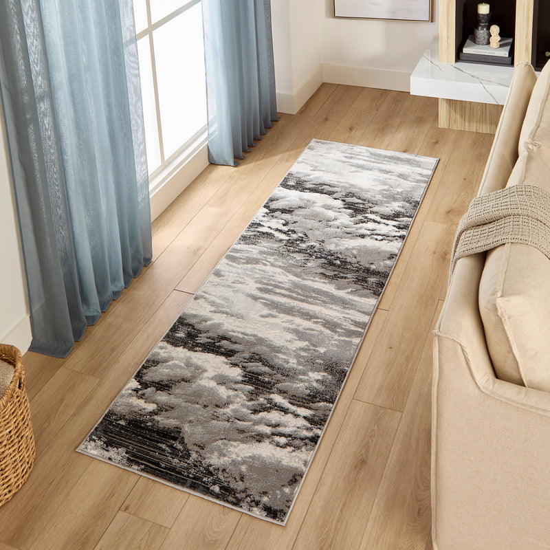 Artema Gray Contrast - U6002 - 3' x 8' Runner