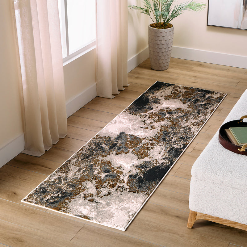 Artema Brown Marbled - U6005 - 3' x 8' Runner
