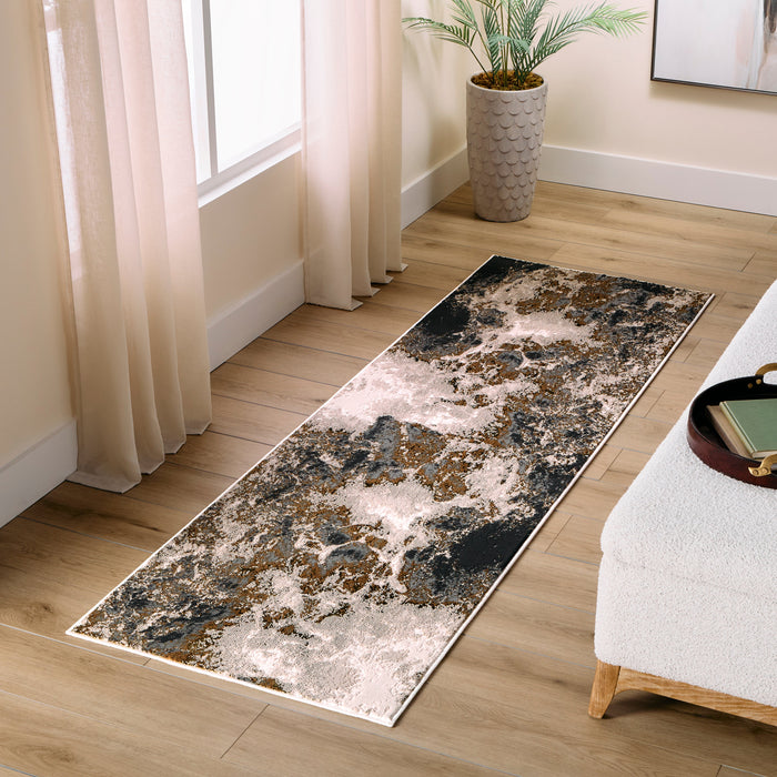 Artema Brown Marbled - U6005 - 3' x 8' Runner