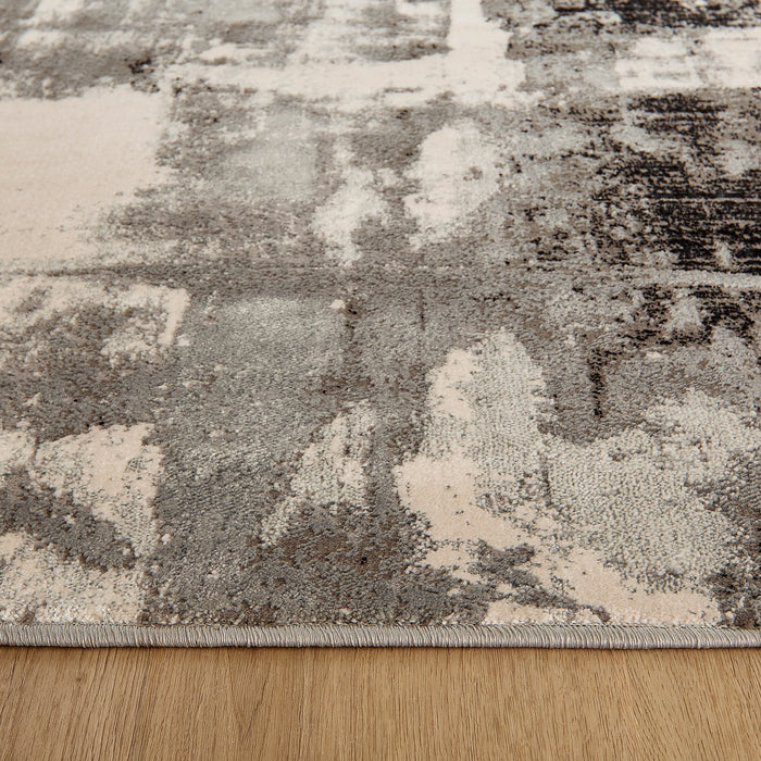 Artema Gray Painterly - U6008 - 3' x 8' Runner
