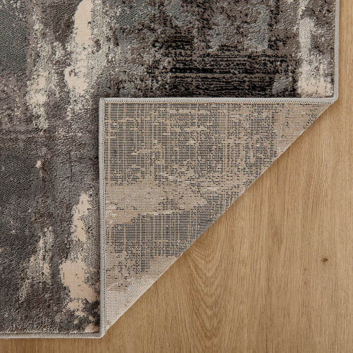 Artema Gray Painterly - U6008 - 3' x 8' Runner