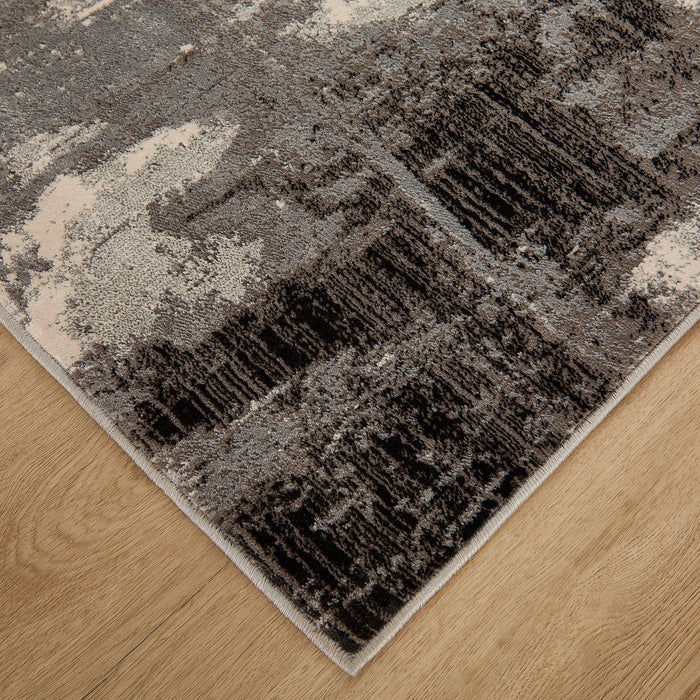 Artema Gray Painterly - U6008 - 3' x 8' Runner